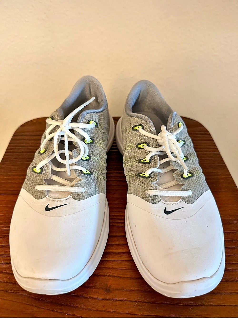 Nike Lunar Command 2 Golf Shoes in Gray & White